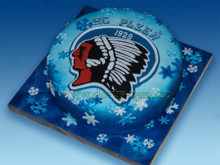 dort znak HC Plzeň, sportovní