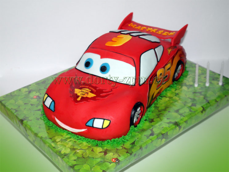 dort auto McQueen 3D, dětský