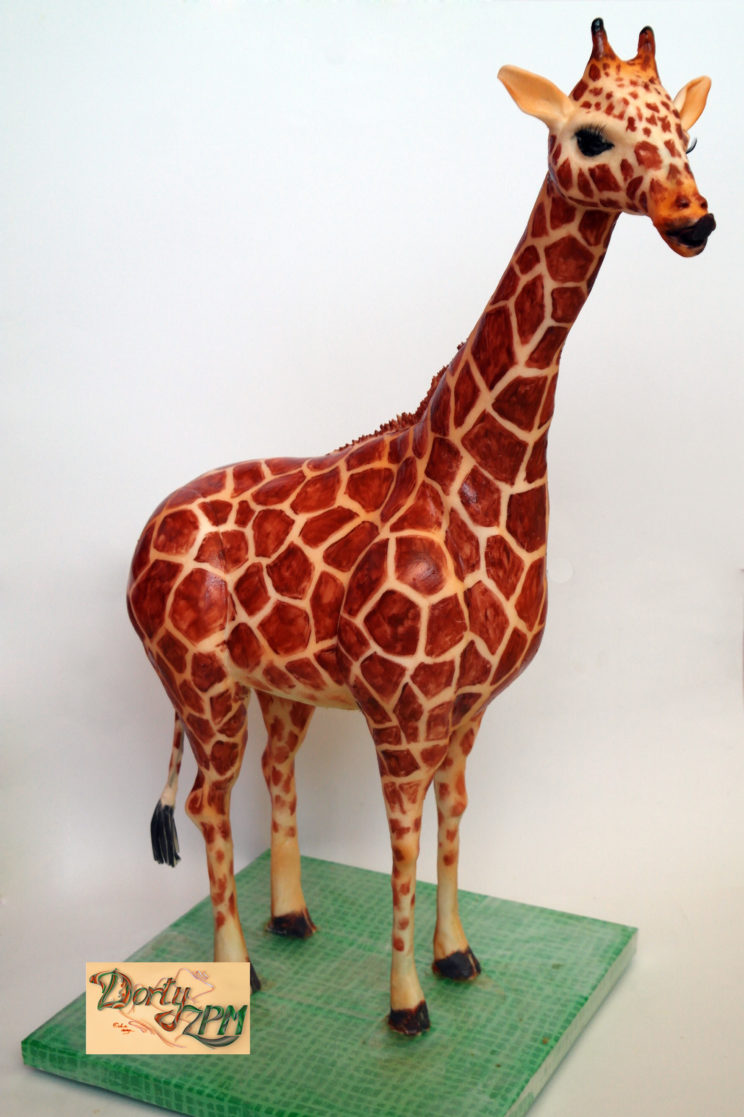 prostorové dorty žirafa