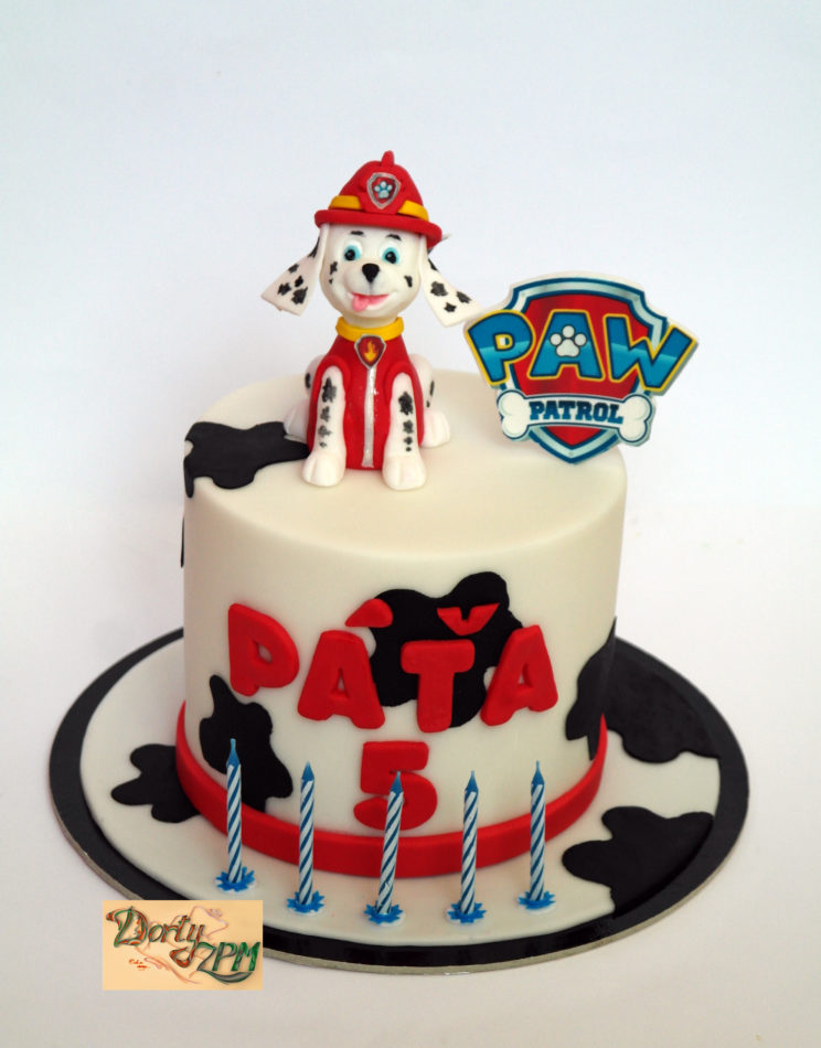 dort, dorty Plzeň, tlaková, patrola, paw patrol, dětský cake