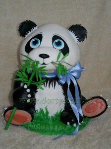 dort panda - 3D Panda/dorty dětské                                             