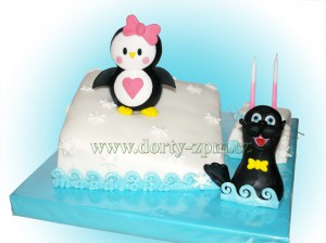 dort tučňák a lachtan                                         