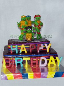 dort želvy Ninja/dorty dětské                         